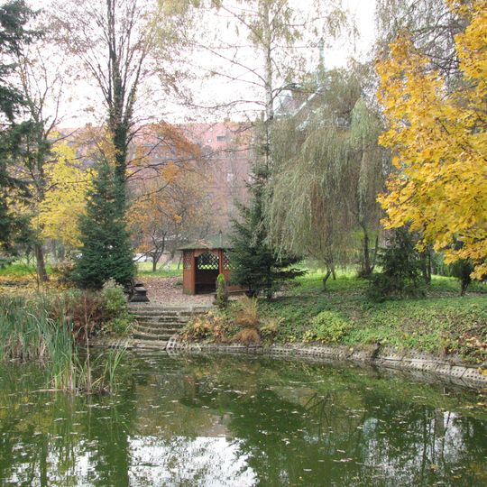 Garden of the Franciscan monastery in Katowice Panewniki