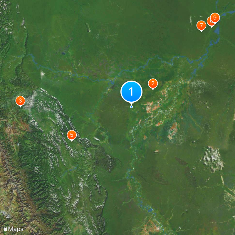 Peruvian Amazon Map