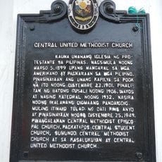 Central United Methodist Church historical marker