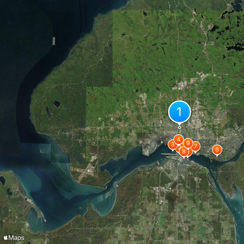 Sault Sainte Marie Mappa