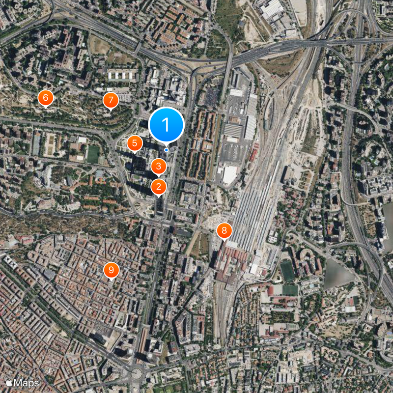 Torre de Cristal Mapa