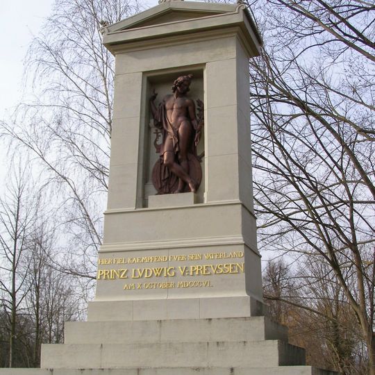 Denkmal für Prinz Ludwig Ferdinand von Preußen auf dem Schlachtfeld bei Saalfeld