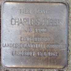 Stolperstein dedicated to Charles Först