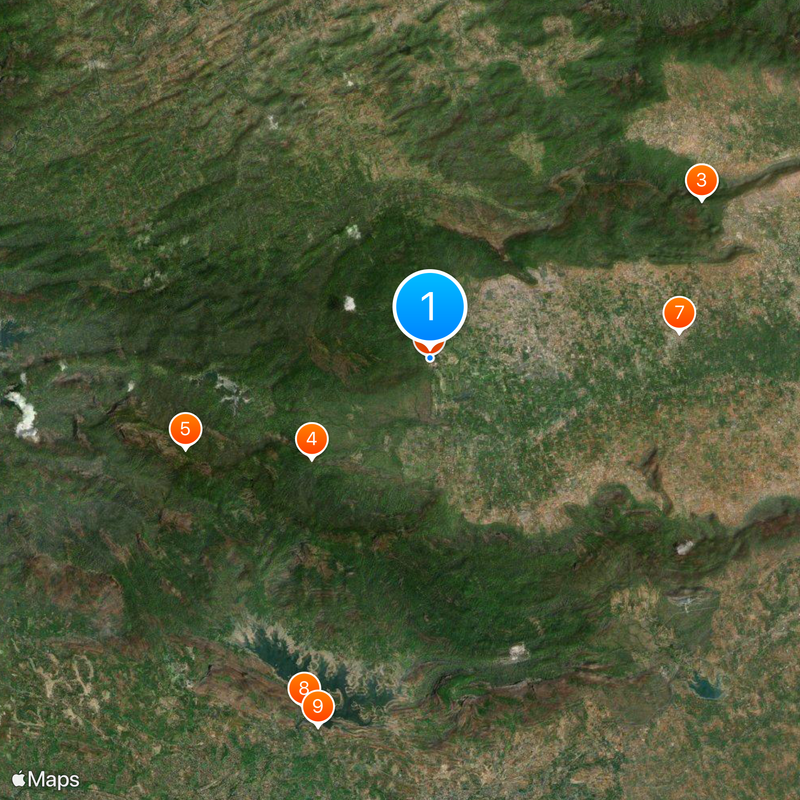 Adiyogi Shiva statue Map