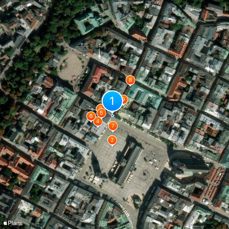 Rynek Główny Mapa