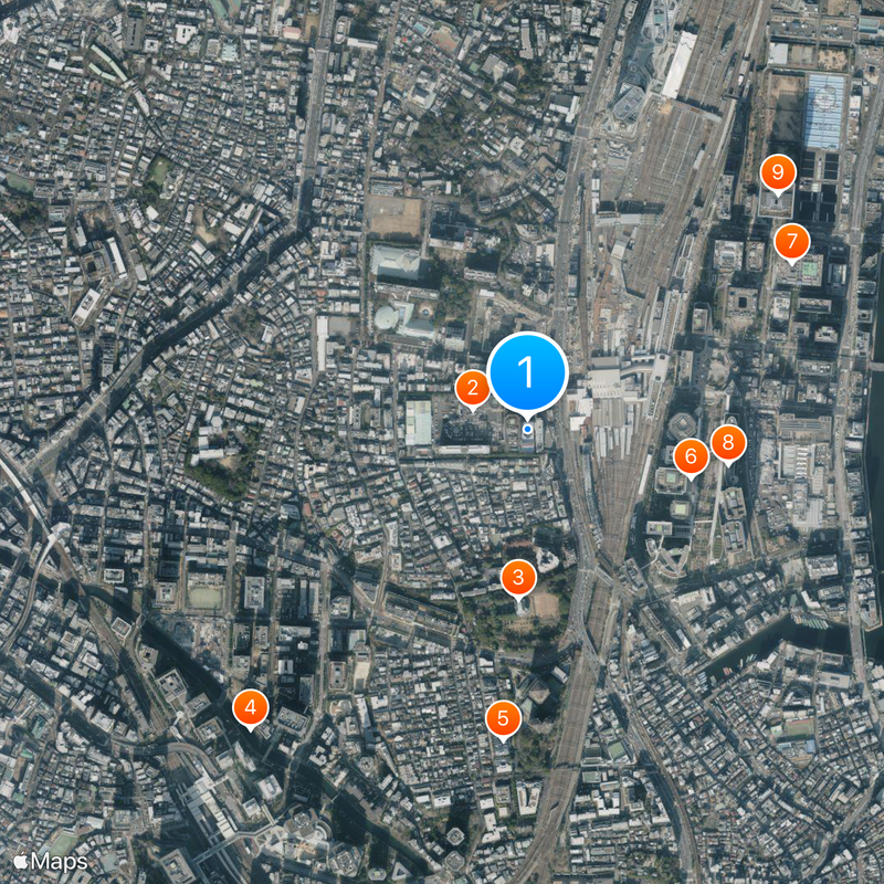 Shinagawa Prince Hotel Map