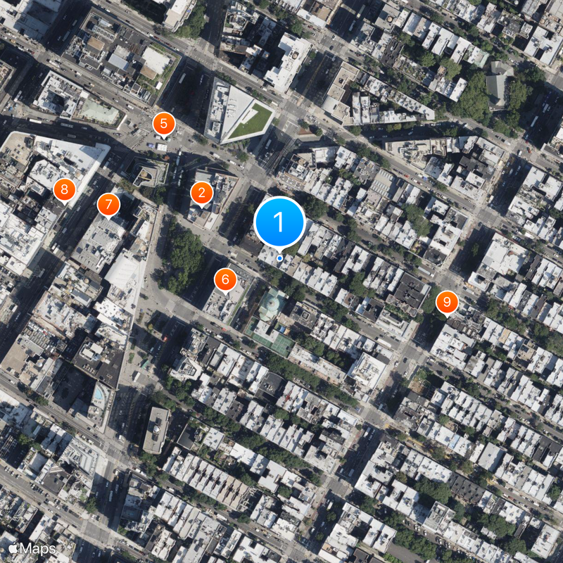 McSorley's Old Ale House Map