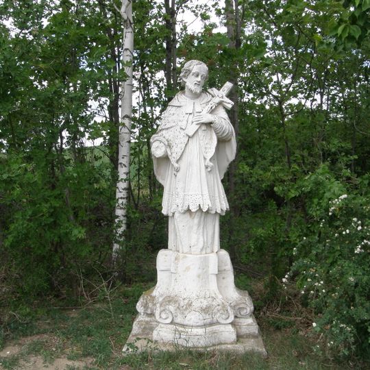 Figurenbildstock hl. Johannes Nepomuk, Schwarzer Johannes