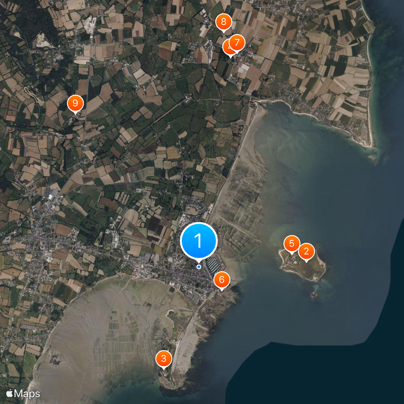 Saint-Vaast-la-Hougue Mappa