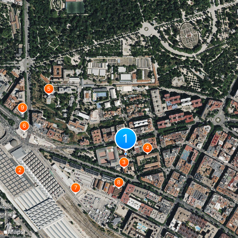 Pantheon of Illustrious Men Kaart