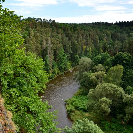 Vltava u Blanského lesa