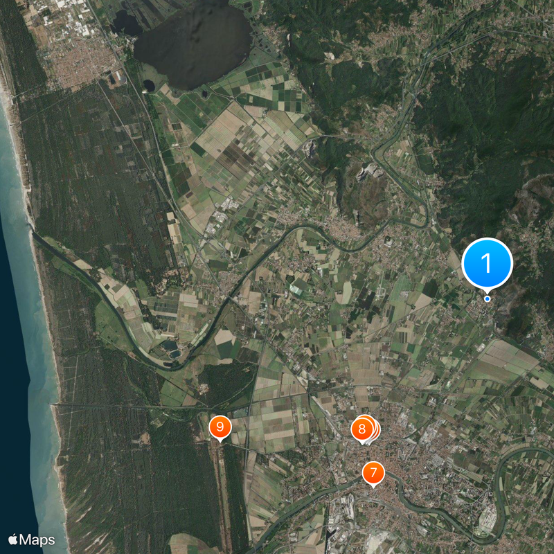 San Giuliano Terme Map