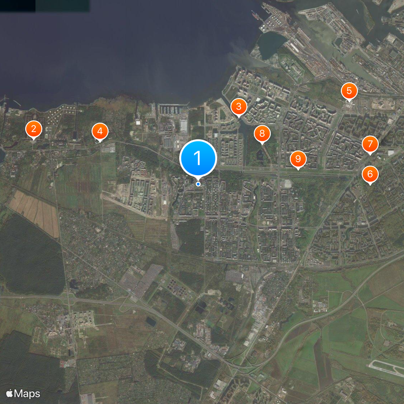 St. Petersburg University of the Russian Interior Ministry Map