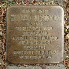 Stolperstein en memoria de Eduard Nussbaum