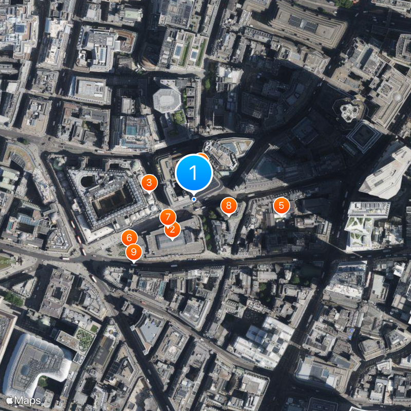 Threadneedle Street Mapa