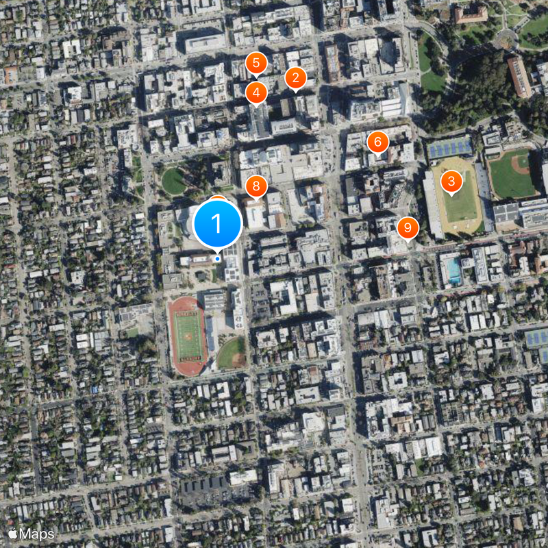 Berkeley High School Map