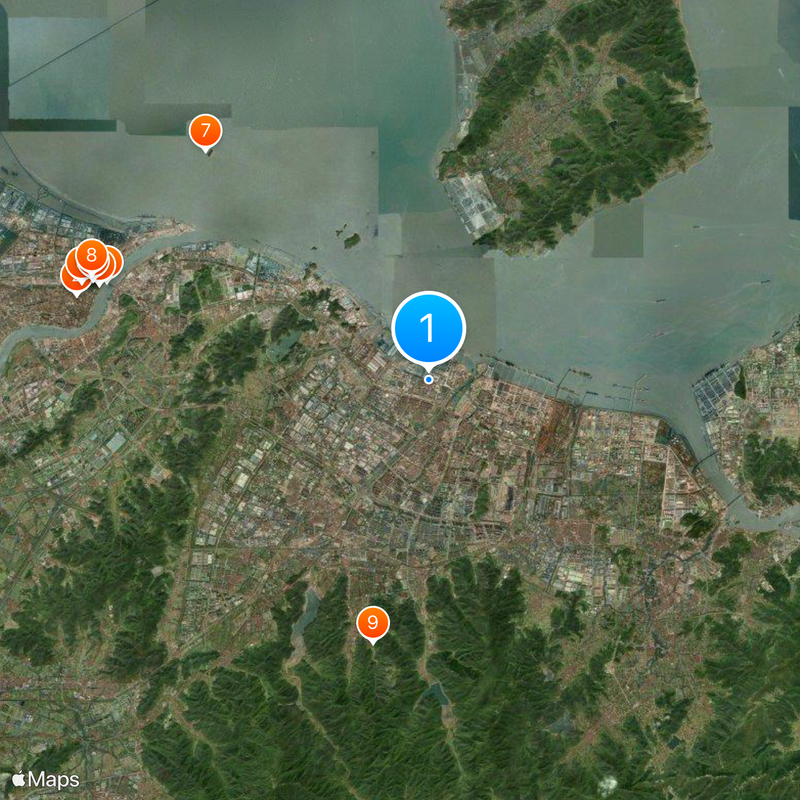 Port of Ningbo-Zhoushan Map