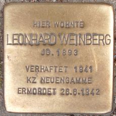 Stolperstein dedicated to Leonhard Weinberg