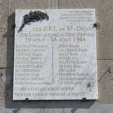 Aux dyonisiens victimes des guerres