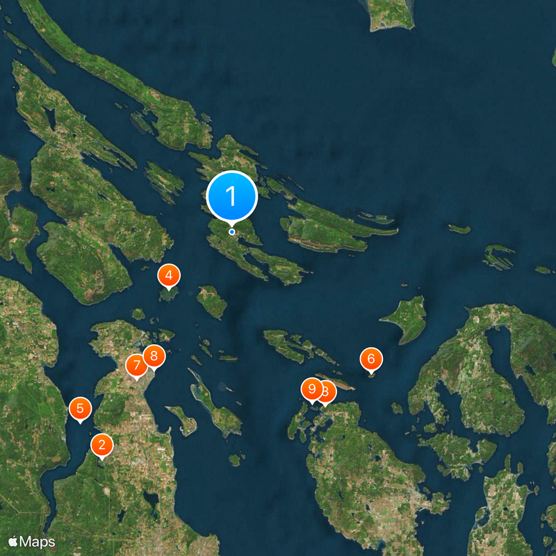 Pender Island Map