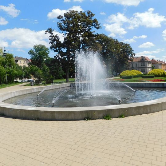 Fontána v parku Výstaviště