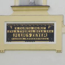 Pamětní deska Julia Zeyera ve Vodňanech