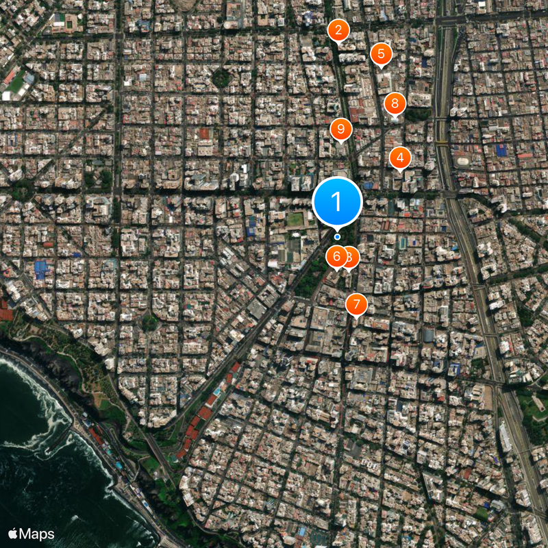 Parc John F. Kennedy Carte