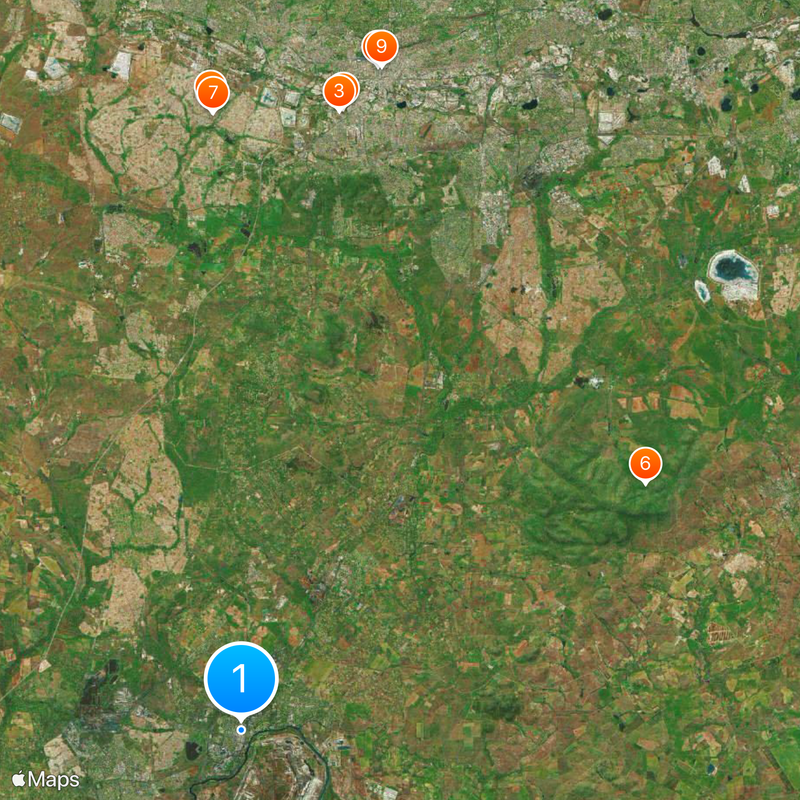 Vereeniging Map