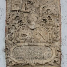 Wappen mit Inschriftkartusche