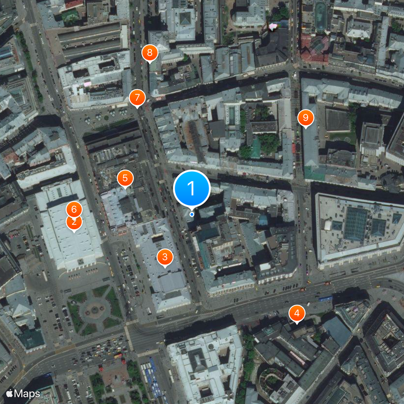 M.S. Schepkin Higher Theatre School Map