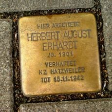 Stolperstein en memoria de Herbert August Erhardt
