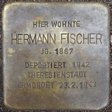 Stolperstein dedicated to Hermann Fischer