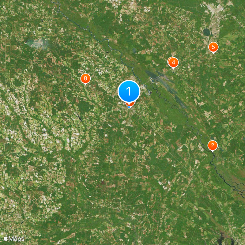 Jesup Map