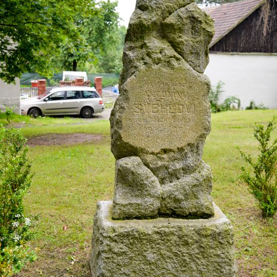 Antonín Švehla monument in Kroměždice