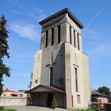 Exaltation of the Holy Cross church in Brzeziny - belfry