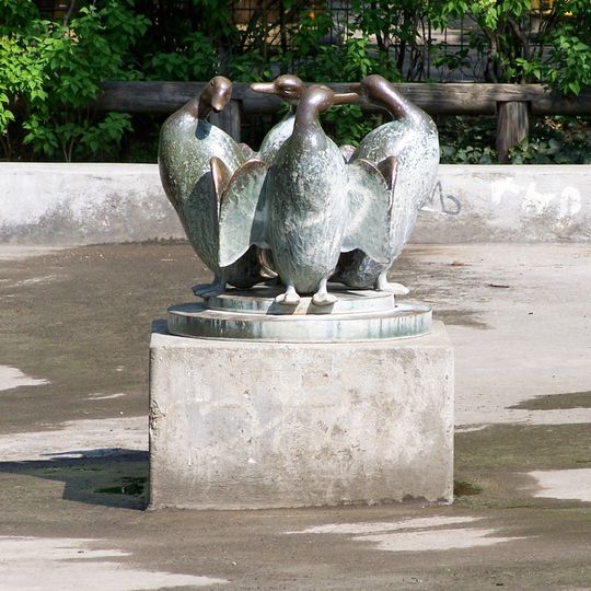 Splash pad at Boxhagener Platz