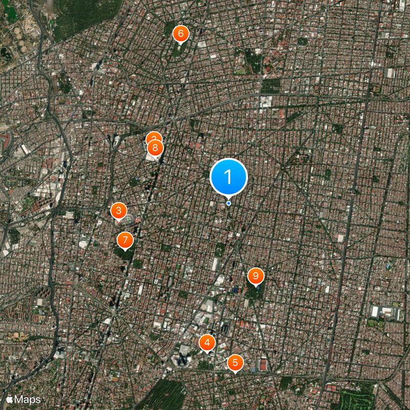 Universidad Autónoma de la Ciudad de México Map
