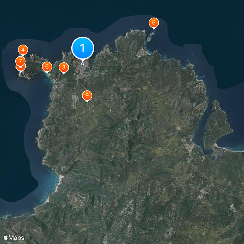 Santa Teresa Gallura Mappa