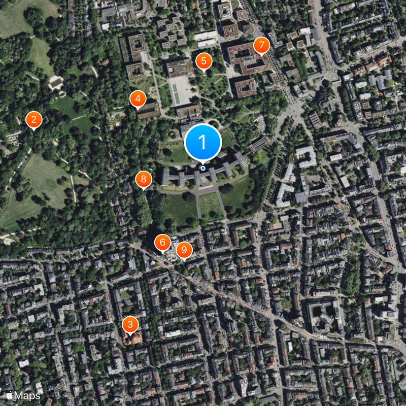 IG Farben Building Map