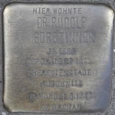 Stolperstein dedicated to Rudolf Borgzinner