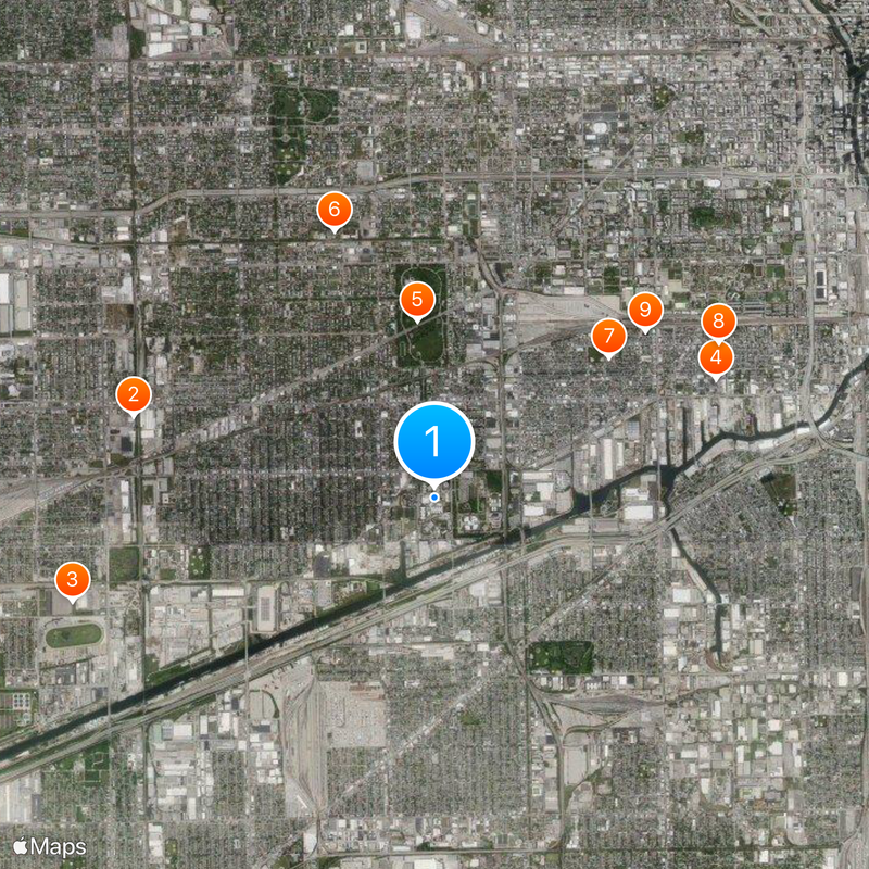 Cook County Jail Map