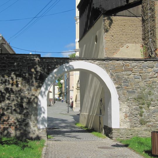 City walls of Odry