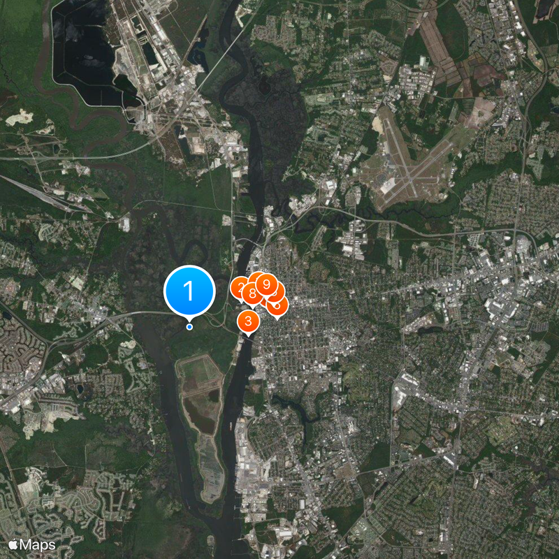 Cape Fear Map
