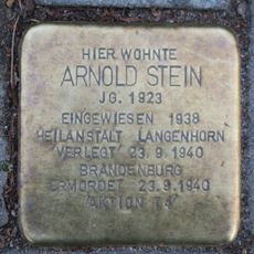 Stolperstein dedicated to Arnold Stein