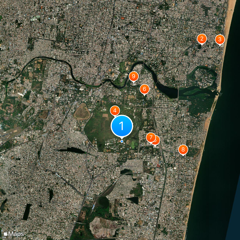 Indian Institute of Technology Madras Map