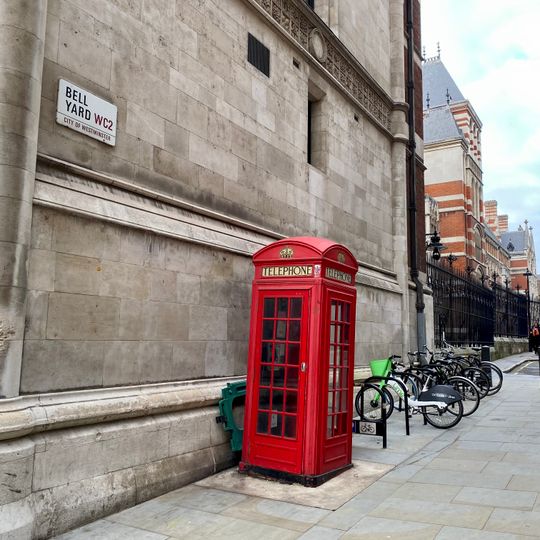 K2 Telephone Kiosk Near Junction With Fleet Street