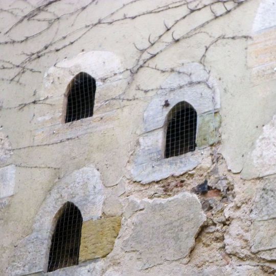 Fensterchen in Südwand des Hauses