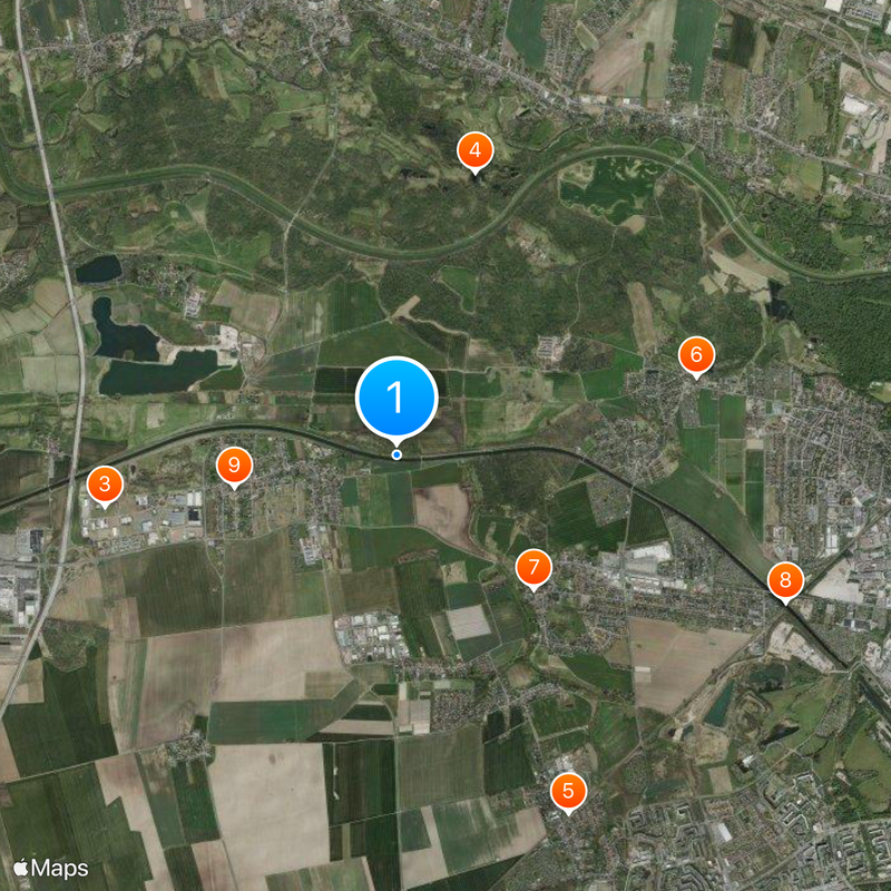 Elster-Saale Canal Mapa