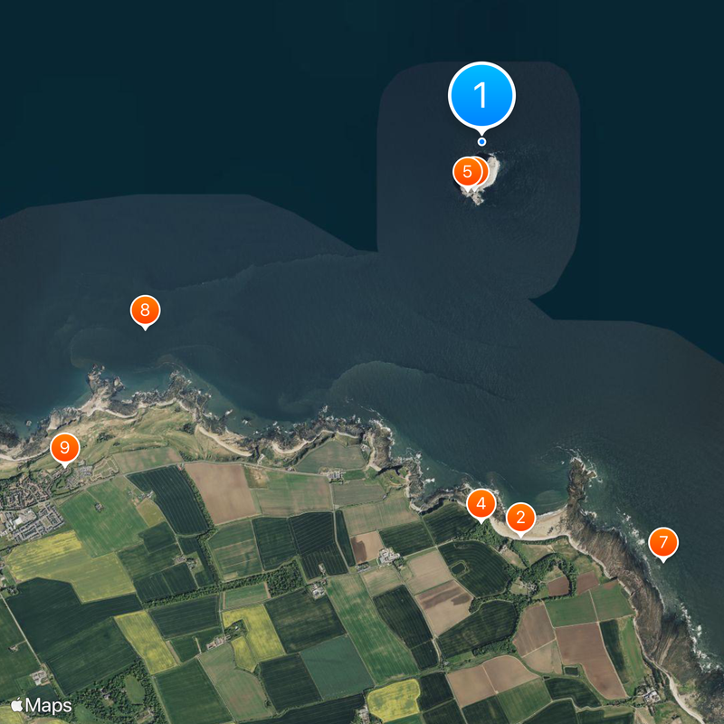 Bass Rock Map