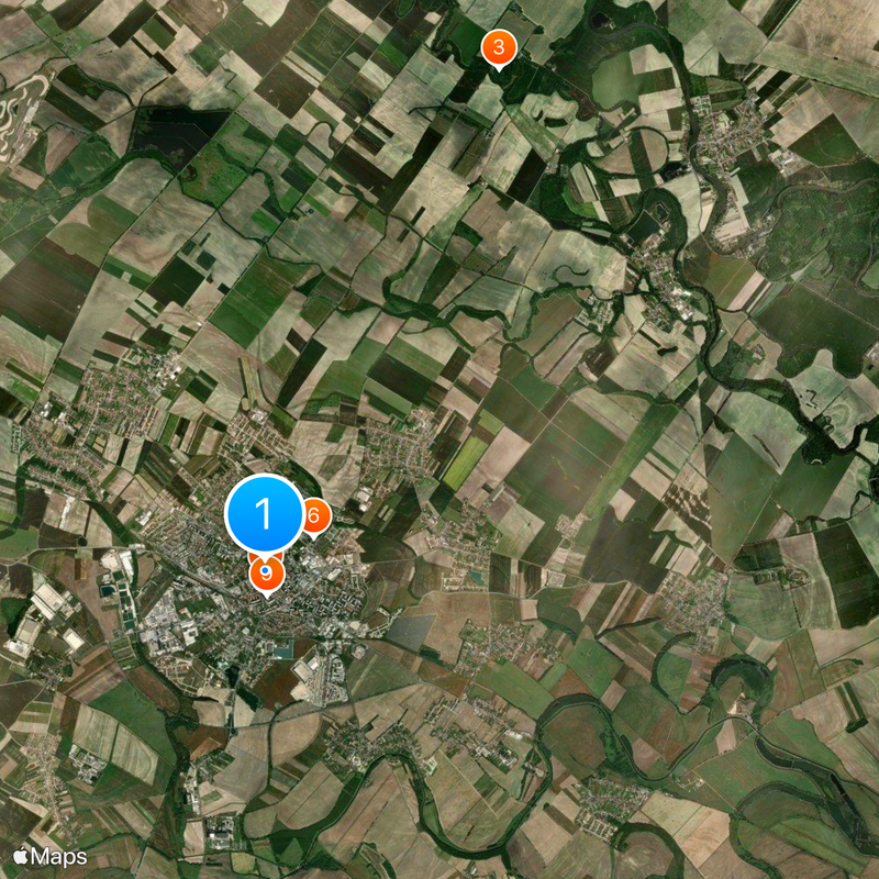 Dunajská Streda Map